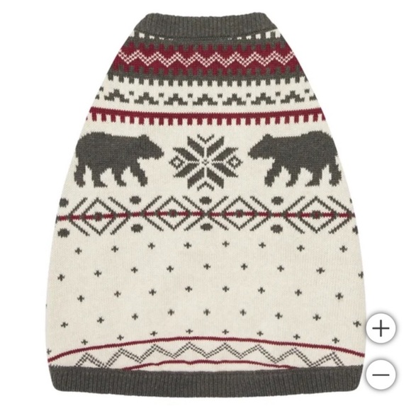 NWT Lands End Family Holiday Sweater for Pets - size XL - Picture 6 of 8